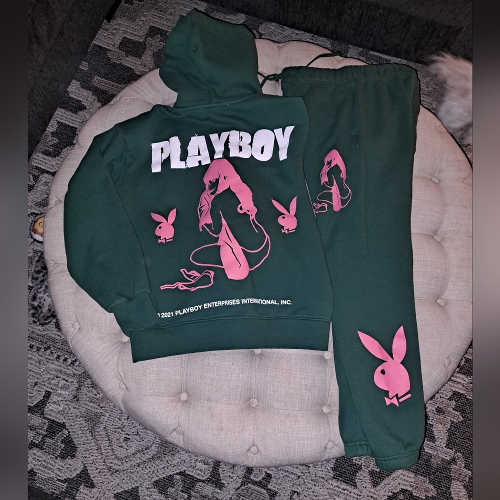 Pacsun Playboy set hoodie & sweats